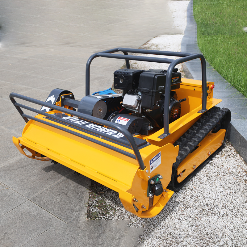 Farming Zero - Remote-controlled, electric lawnmower, equipped with a