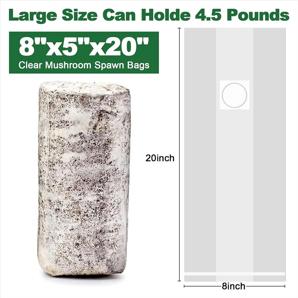 Mushroom Grow Bags,25 Pack Pol - Mushroom Spawn Bag review and price