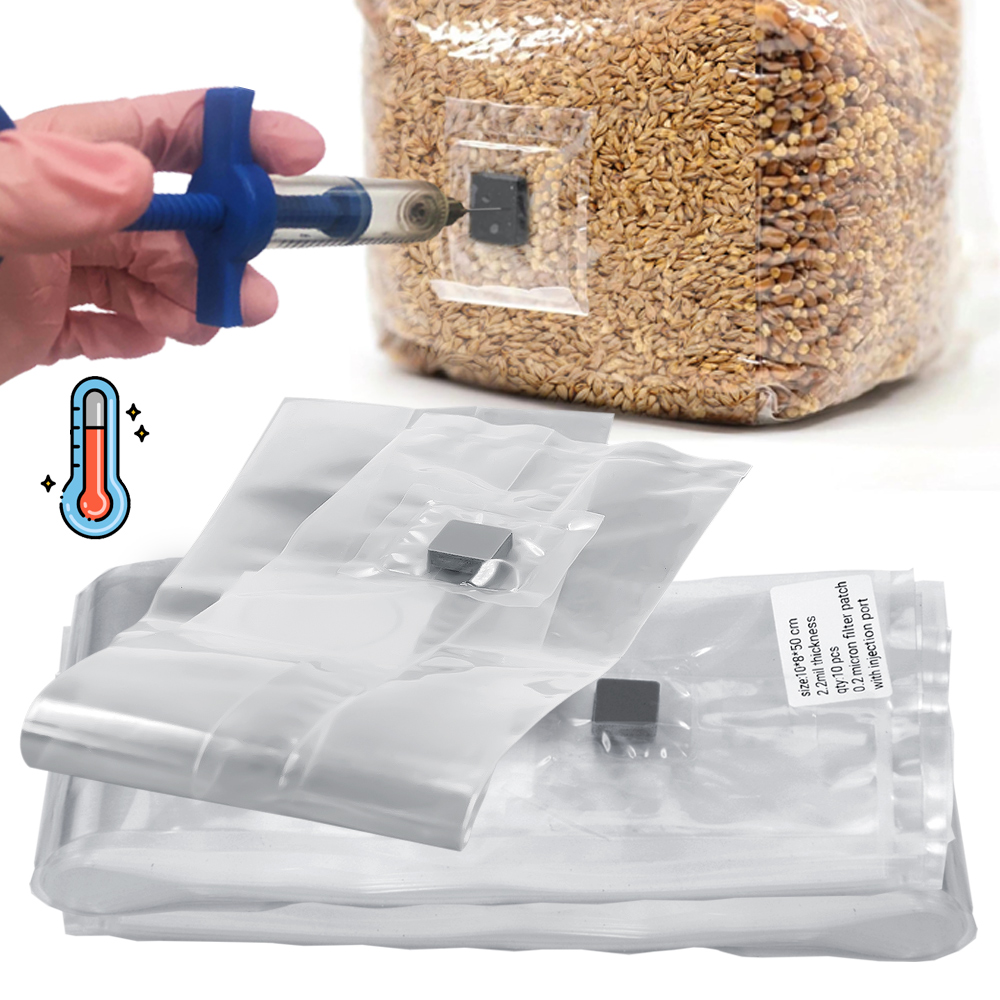 PP 6 Mil Sterilized Grain Bag  - Mushroom Spawn Bag review and price