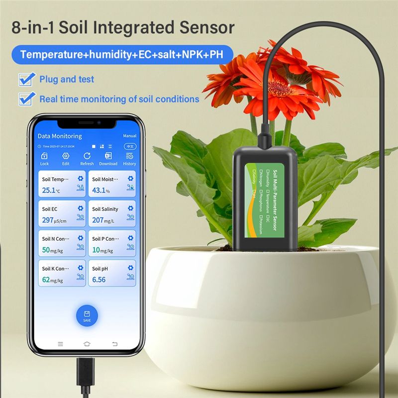AEE6-8In One Soil Sensor For A - Precision Farming Smart Agriculture review and price