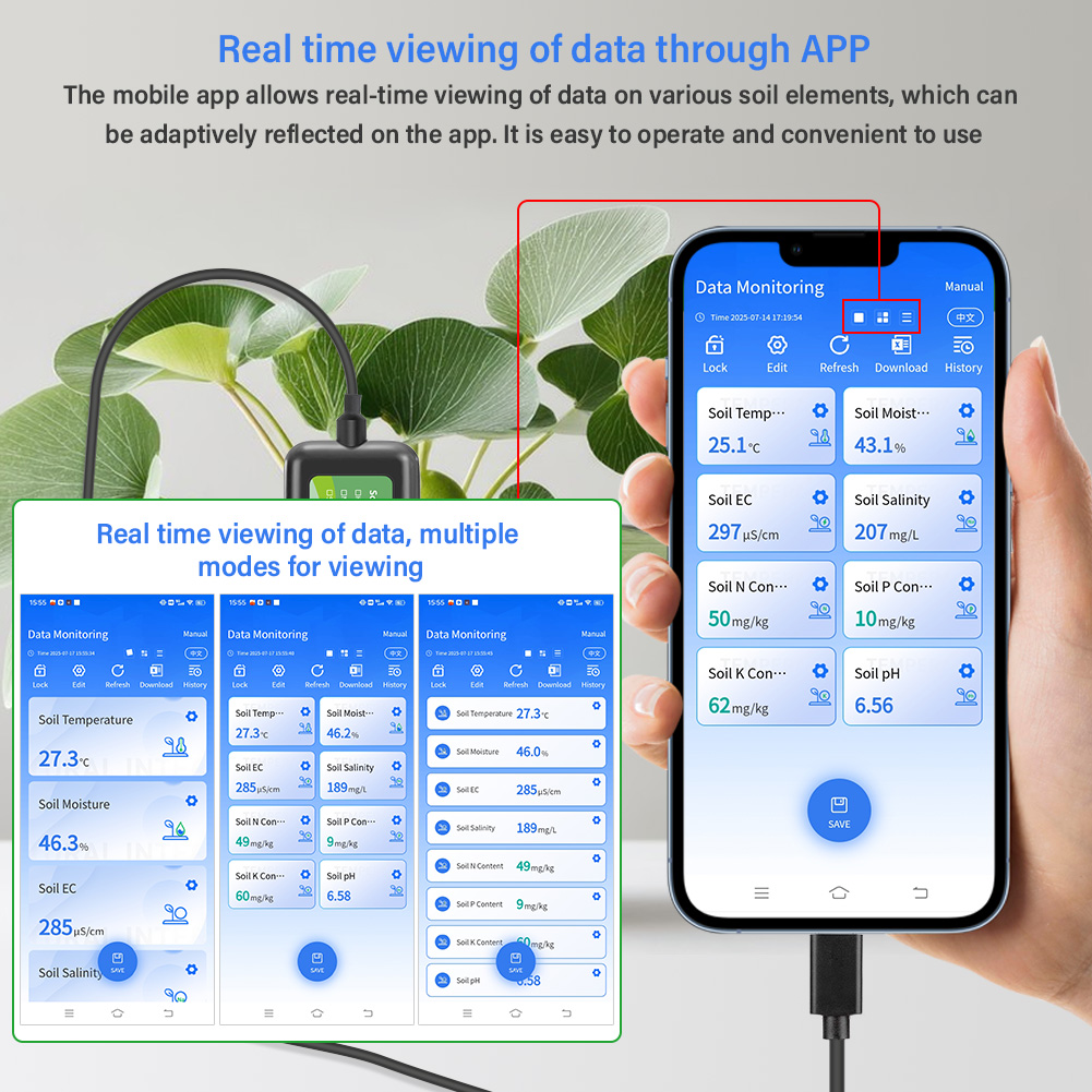 YAGO Soil Sensor 8 in 1 for Ag - Precision Farming Smart Agriculture review and price