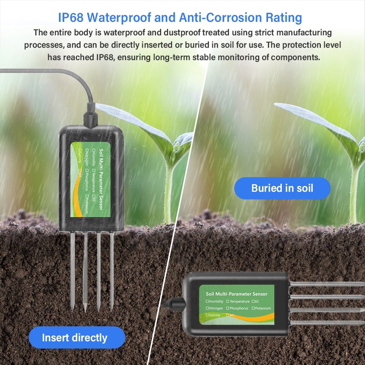 AA86 8in One Soil Sensor Agric - Precision Farming Smart Agriculture review and price