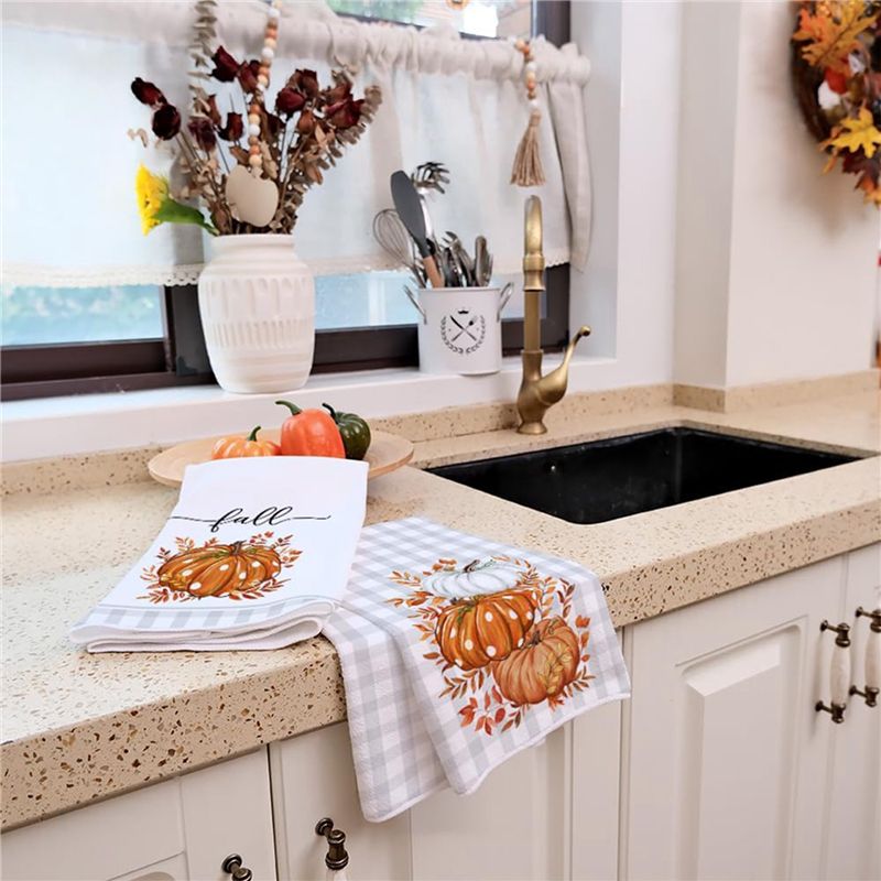 DT15 6PCS Fall Kitchen Towels  - Agriculture Farm House review and price